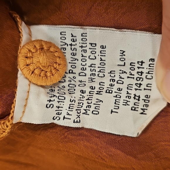 💕JOHNNY WAS💕 Dixie Floral Embroidered Tunic Top ~ Almond Light Medium - Picture 13 of 13